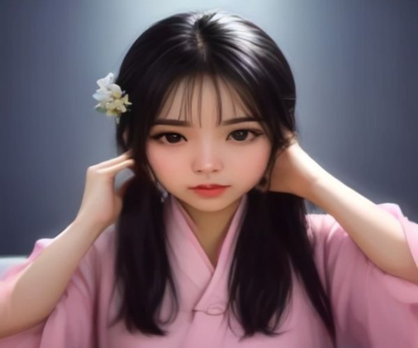 爱乃娜美精选作品封面图，清丽演员在柔和日光下的写真特写，天蓝色调，眼神专注，展现其标志性的清纯气质